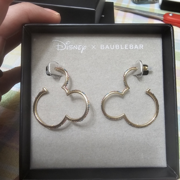 NIB Baublebar multicolor mickey earrings - Picture 4 of 4